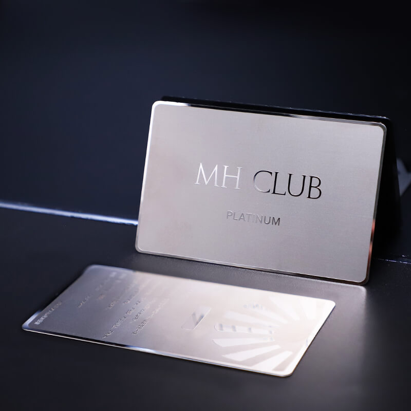 Free Design Customized Stainless Steel Metal Visiting Card