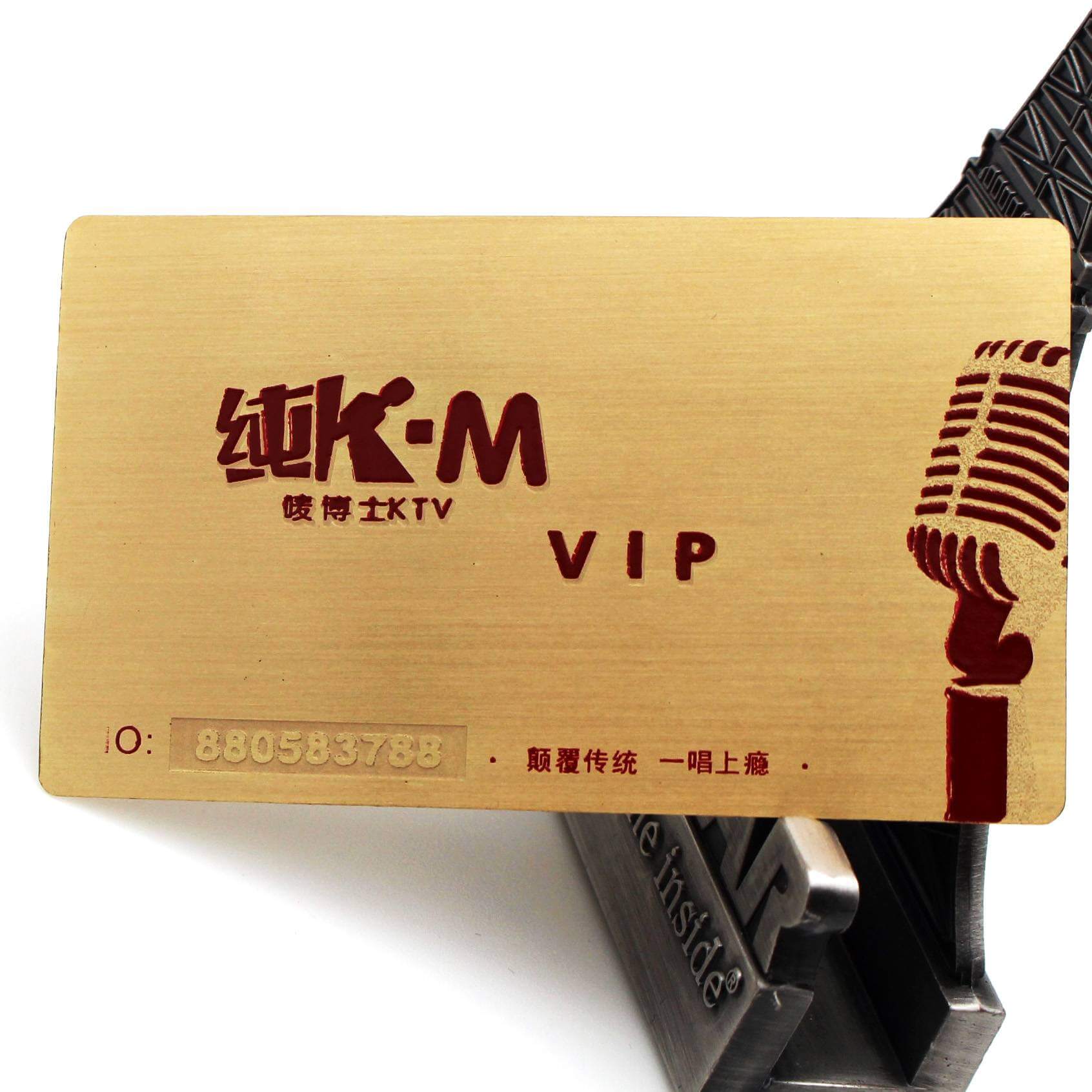 Custom Printing Name Loyalty Membership Metal Business Card