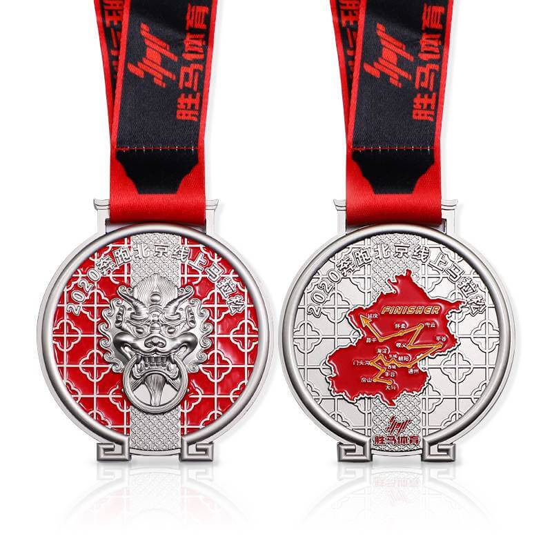 Zinc Alloy Race 3D Blank Metal Gold Medals