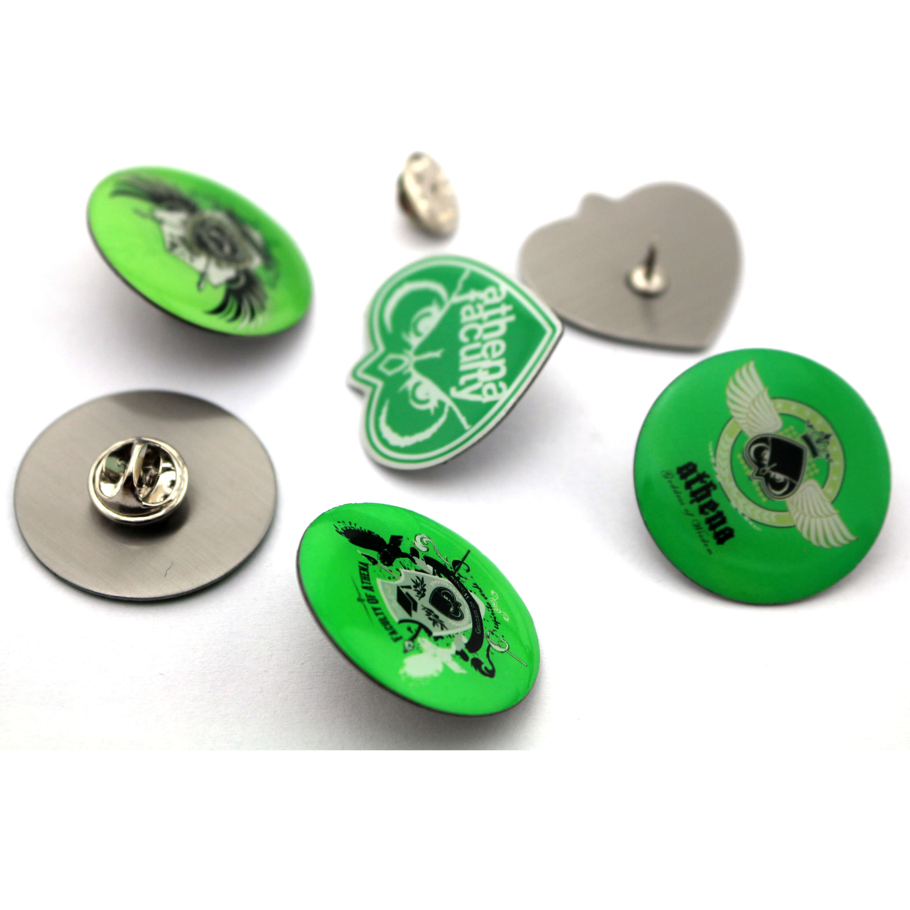 Customized Cheap Offset Printed Metal Pin Badge 