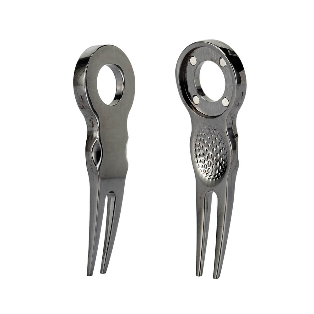 Wholesale Cheap Customized Blank Metal Epoxy Ball Cap Golf Pitch Fork Divot Tool
