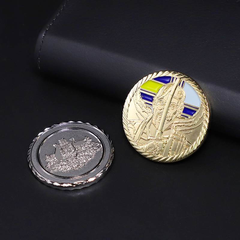 Custom 3D Gold Collectible Coins Metal Coins Collection