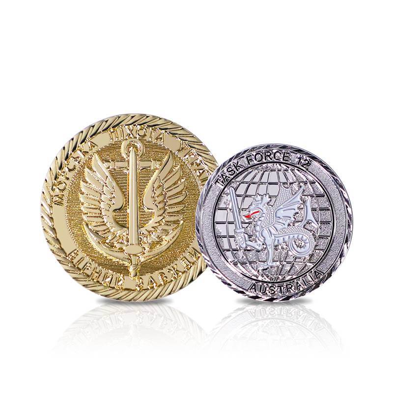 Custom 3D Gold Collectible Coins Metal Coins Collection
