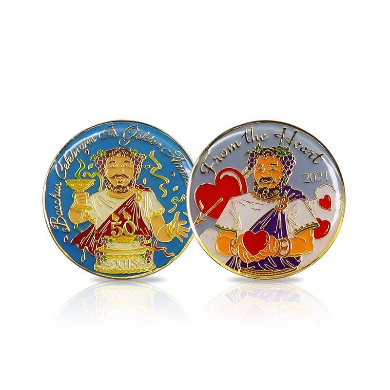 Custom Zinc Alloy Custom Coin Hard Enamel Coin Custom Logo