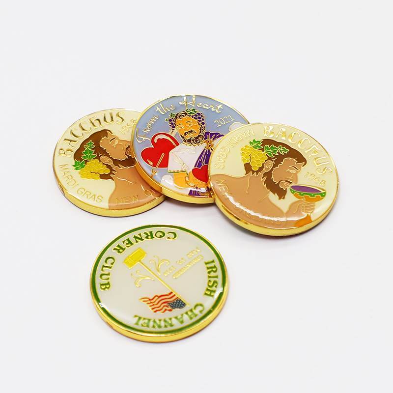 Custom Zinc Alloy Custom Coin Hard Enamel Coin Custom Logo