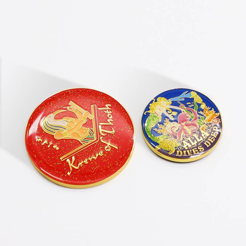 Custom 3D Hard Enamel Collectible Coins Metal Coins Collection