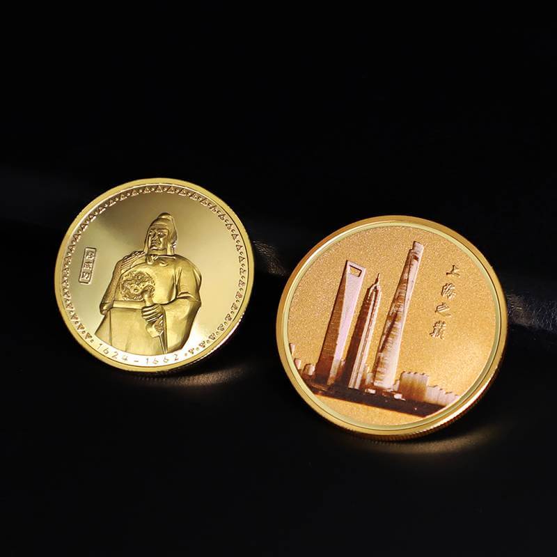Custom Antique Bronze Metal Coin 3D Collectible Coin 