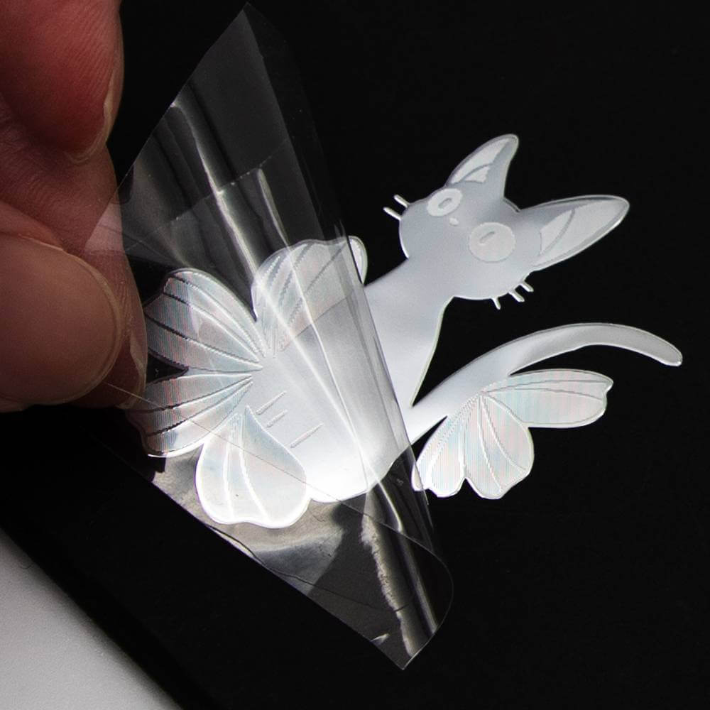 Custom Perfume Bottle Pattern Metallic Label Sticker Luxury Logo 3D Sticker