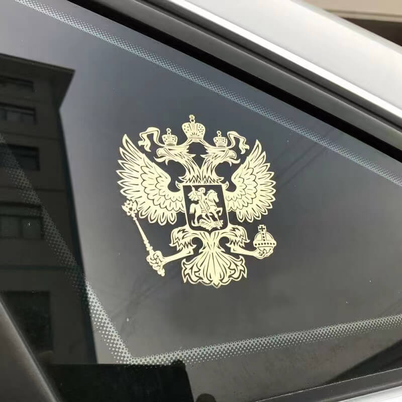 Custom High Quality Glossy Gold Label Waterproof Transfer Sticker