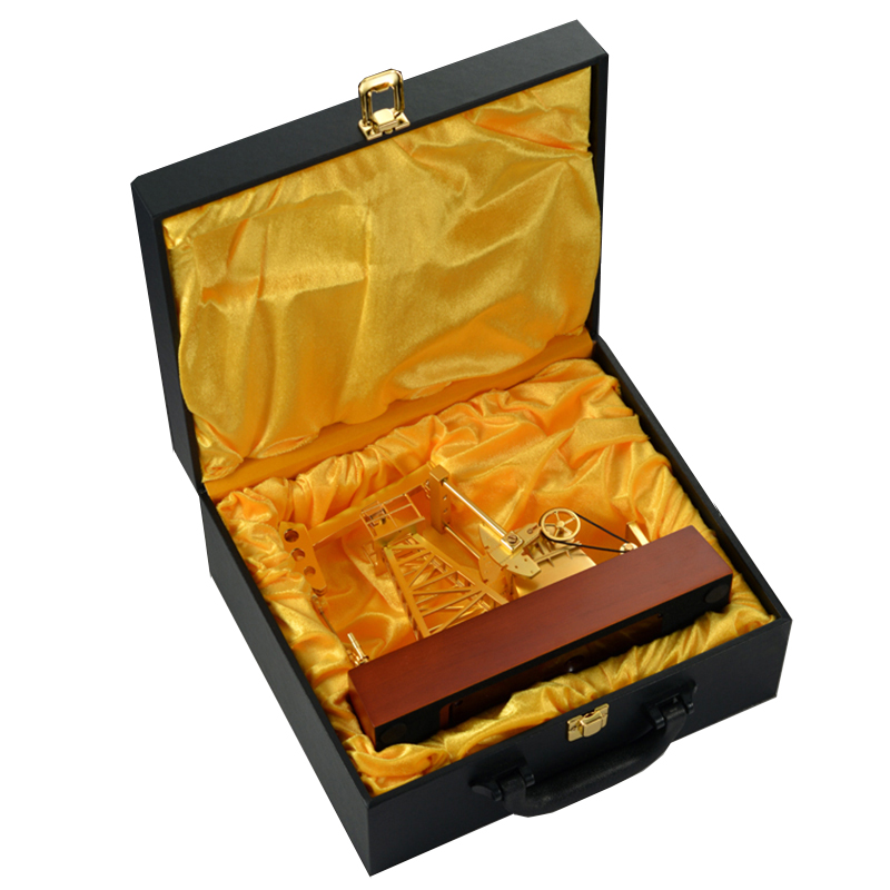 Wholesale Metal Oil Machine Tower Business Gift Soccer Champion League Trophy