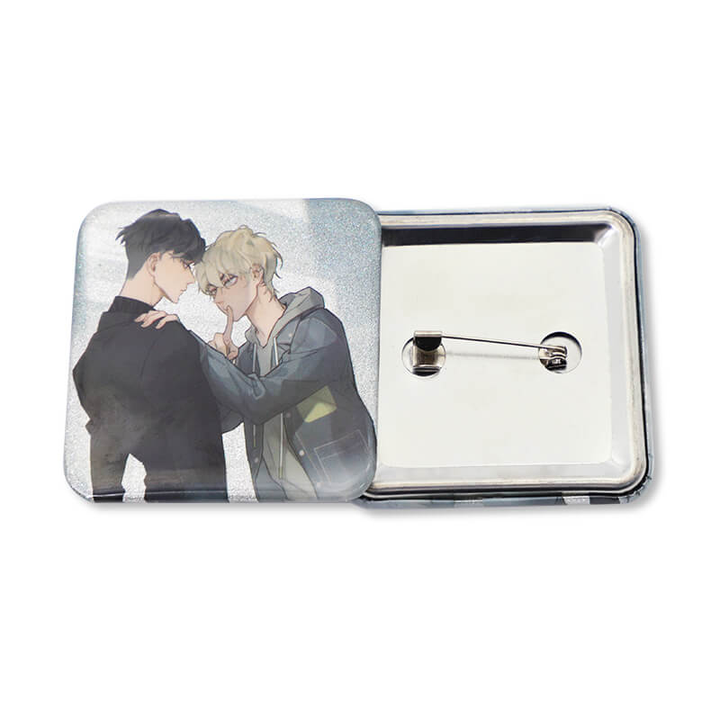 OEM Hot Sale Tinplate Badge for Promotional Gift Round Shape Anime Button Badges