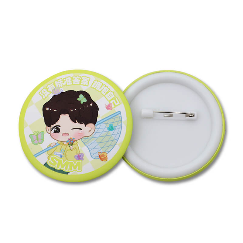 Tinplate Badges Maker Custom Wholesale Cheap button Pins High Quality Brooch Bad