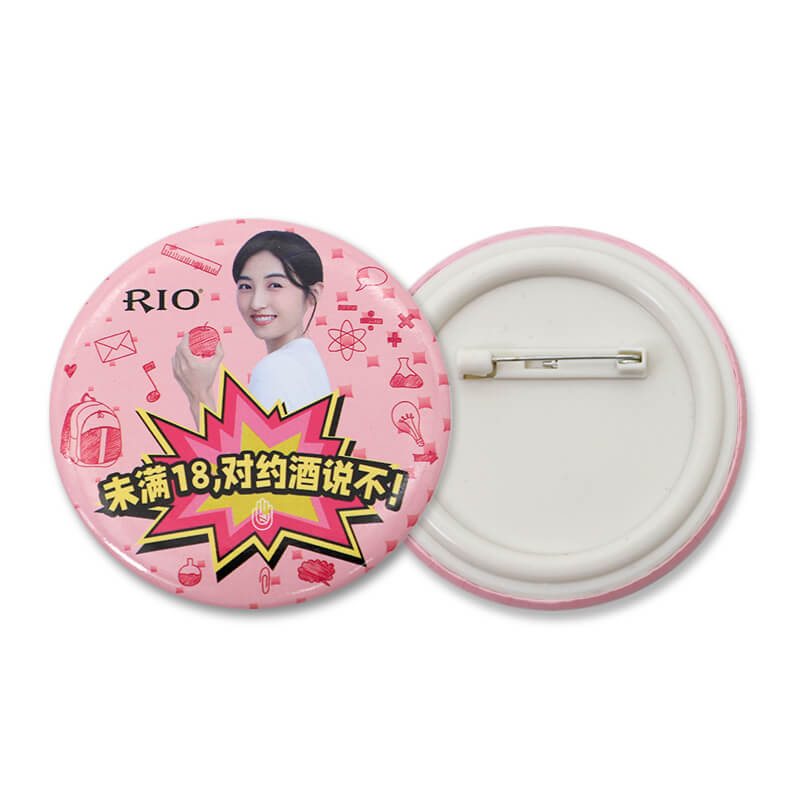 Factory Wholesale Promotional Tinplate Badge Custom Personalized Business Gift
