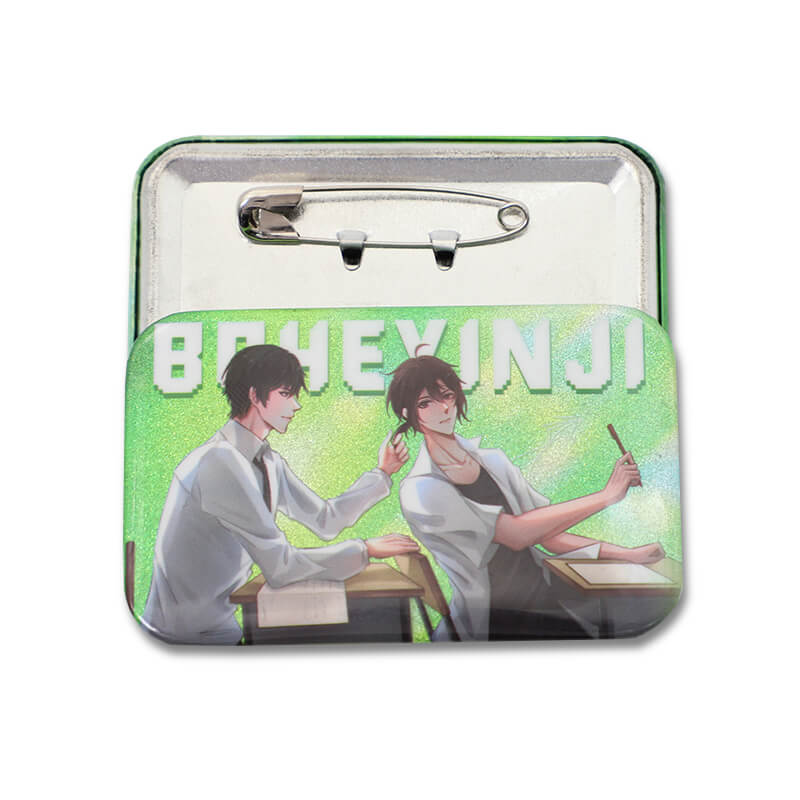 New Trend Product Custom Personalized Logo Metal Crafts Advertising Button Badge