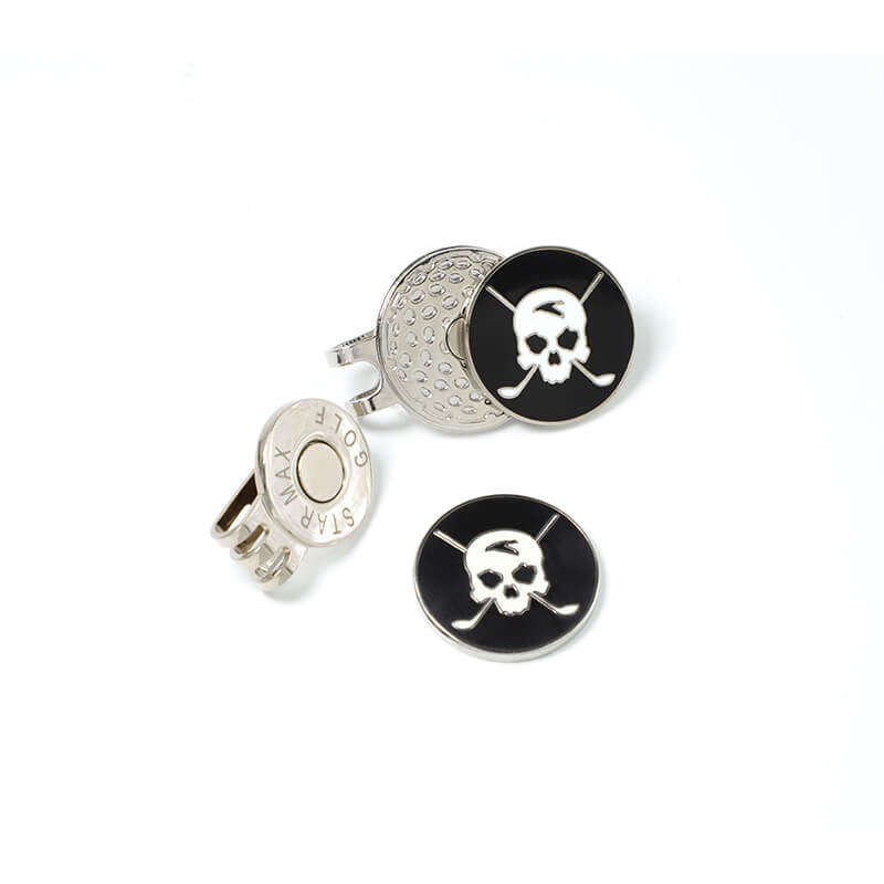 Hot Sale Metal Magnet Clip Custom Luxury Golf Ball Marker Hat Clip