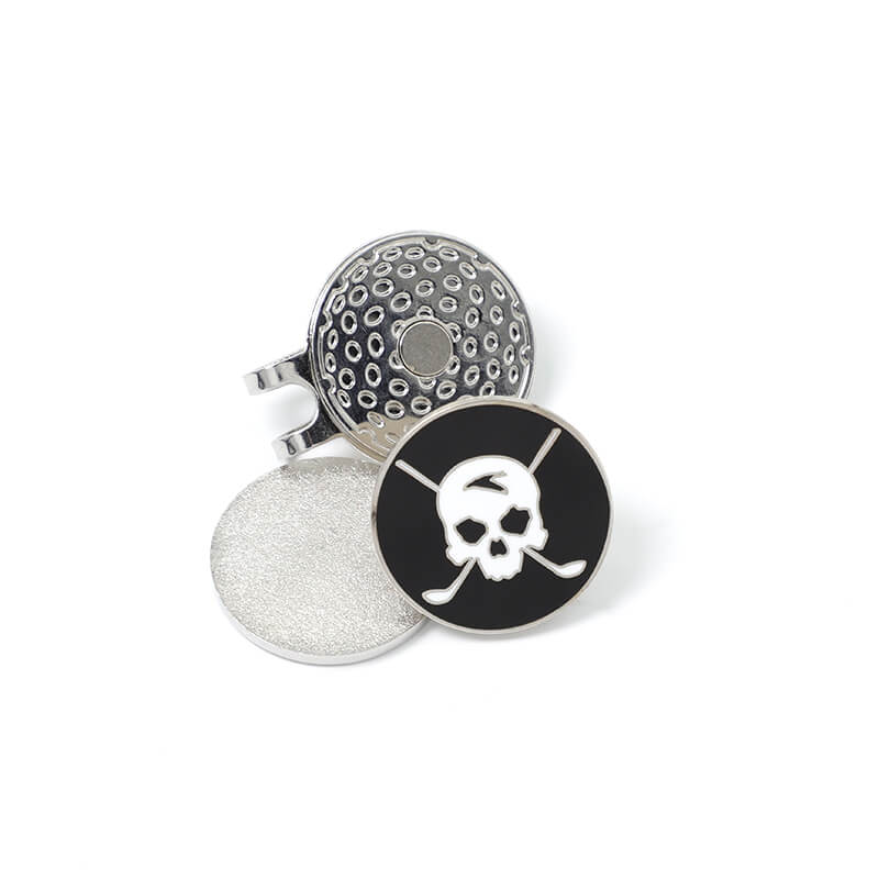 Hot Sale Metal Magnet Clip Custom Luxury Golf Ball Marker Hat Clip