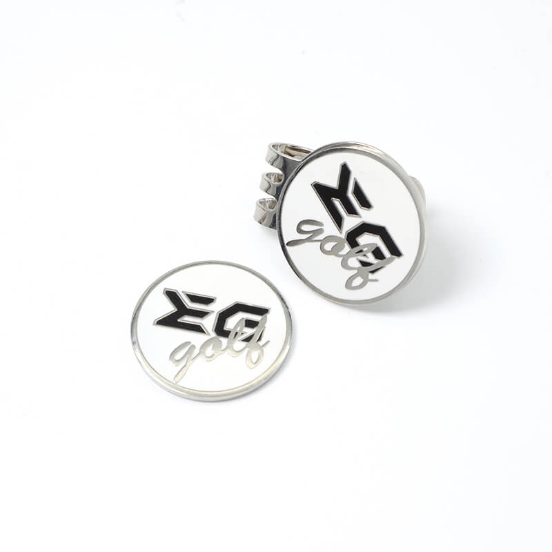 Professional Manufacture Custom Personalized Logo Golf Ball Marker for Golf Divo