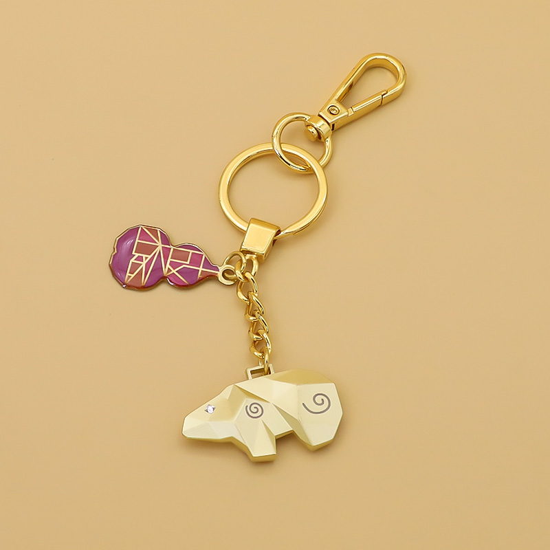 Wholesale Cute Anime Metal Car Keychain