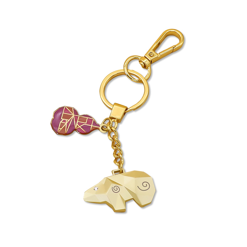 Wholesale Cute Anime Metal Car Keychain