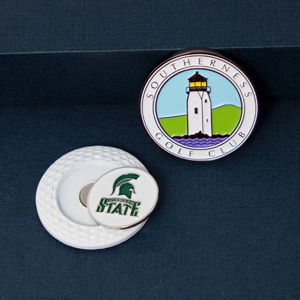Manufacturer Custom Metal Zinc Alloy New Design Magnetic Golf Ball Marker