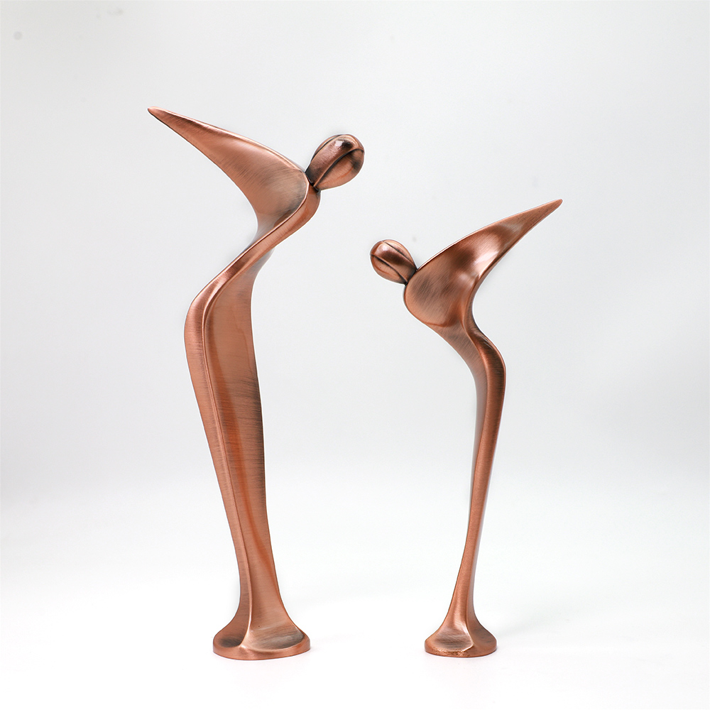 Manufacturer Custom High Quality Plating Rose Gold Metal Souvenir Golf Trophy 