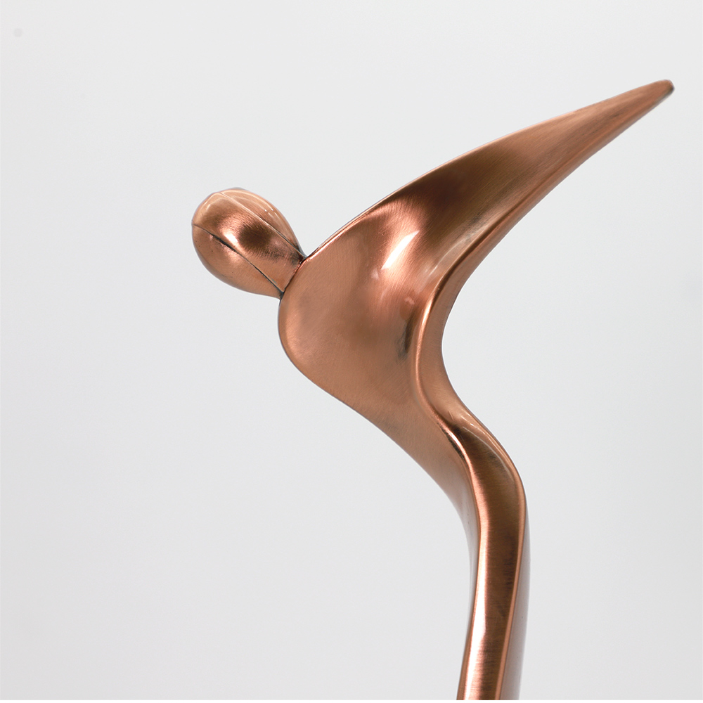 Manufacturer Custom High Quality Plating Rose Gold Metal Souvenir Golf Trophy 