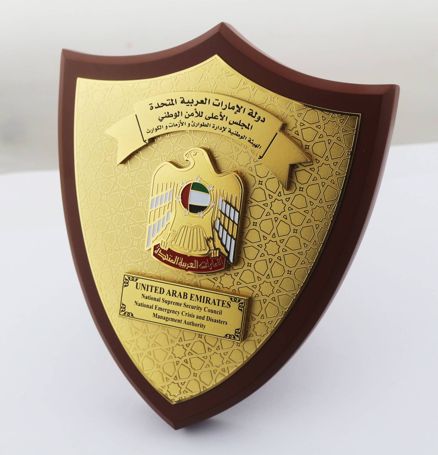 Factory Customized Metal Wooden Plaque Souvenir for Business Decoration Gift