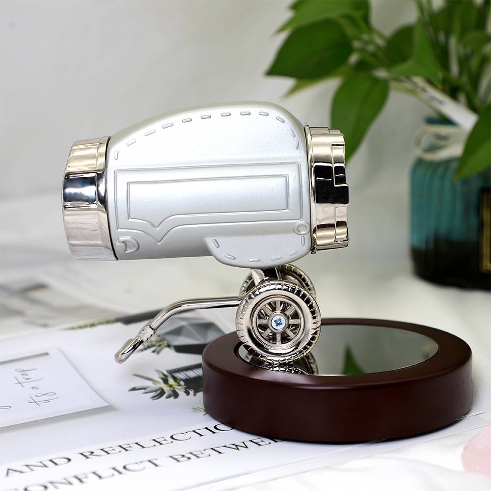 Wholesale New Arrival Business Metal Craft Desktop Decoration Alloy Pen Containe