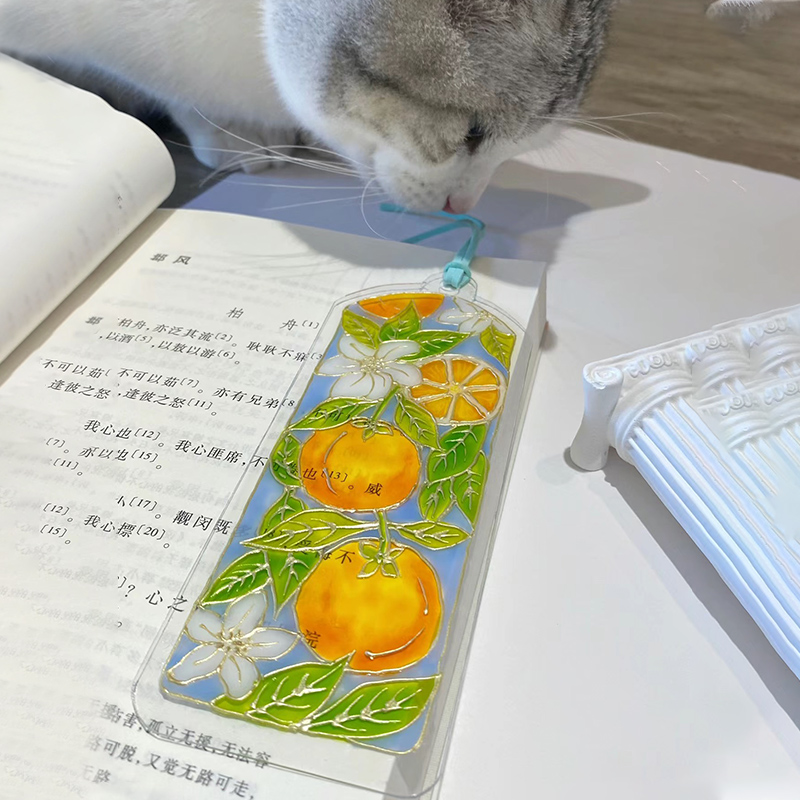 2024 New Arrival Metal Craft Accept Custom Stainless Steel Transparent Bookmark