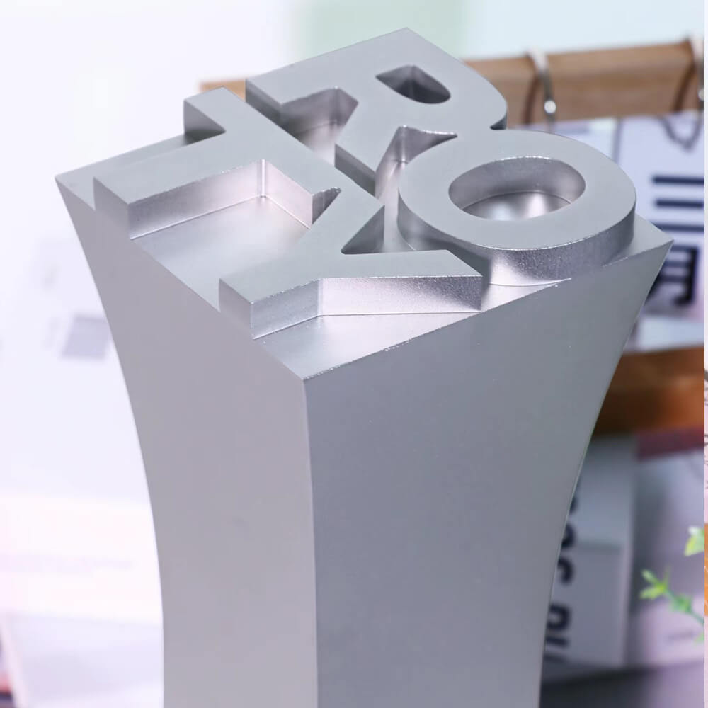 Wholesale High-Grade 3D Engraved Logo High Building Shape Trophy Cup Award