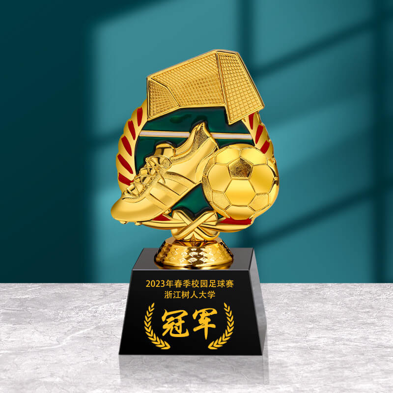 promotional metal trophy