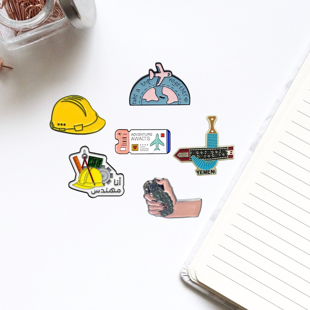 Wholesale Price Adhesive Badge Pin 3M Bahrain Uae Saudi Arabia Phone Sticker