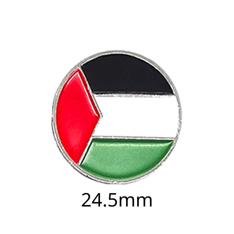 OEM Custom Metal Sticker Enamel Pin Badge for Phone Case Cover Saudi UAE Market 
