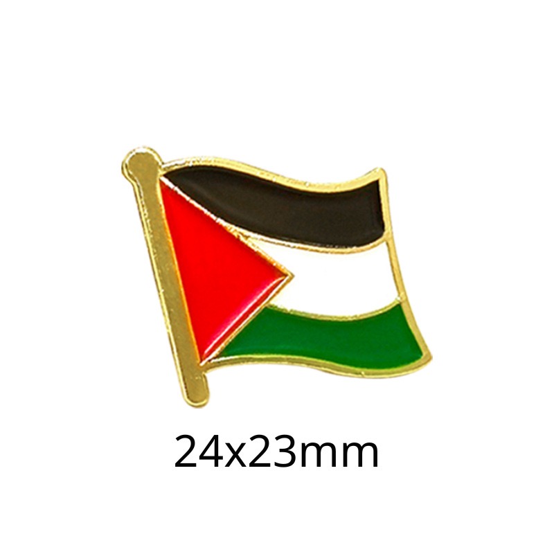 OEM Custom Metal Sticker Enamel Pin Badge for Phone Case Cover Saudi UAE Market 