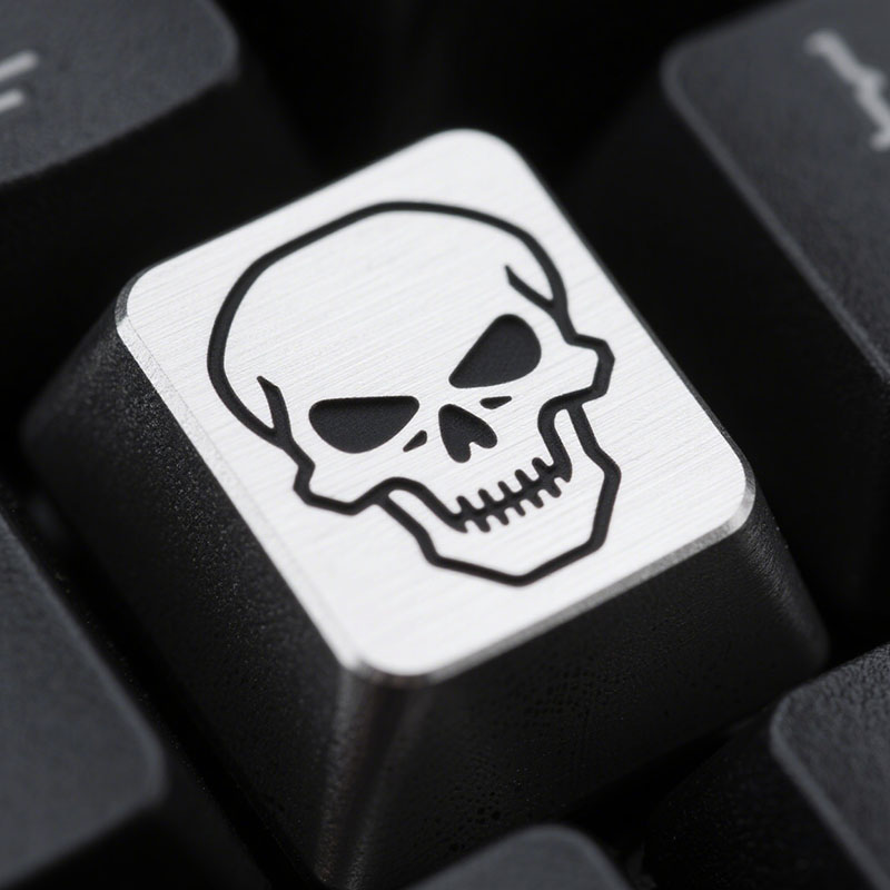 Factory Keyboard Caps Top Sell 104keys Custom Keycap Laser Carved Metal Enamel 