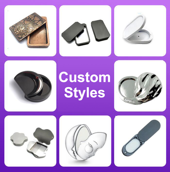 Custom design Logo Perfume Metal Luxury Custom Solid Perfume Balm Box