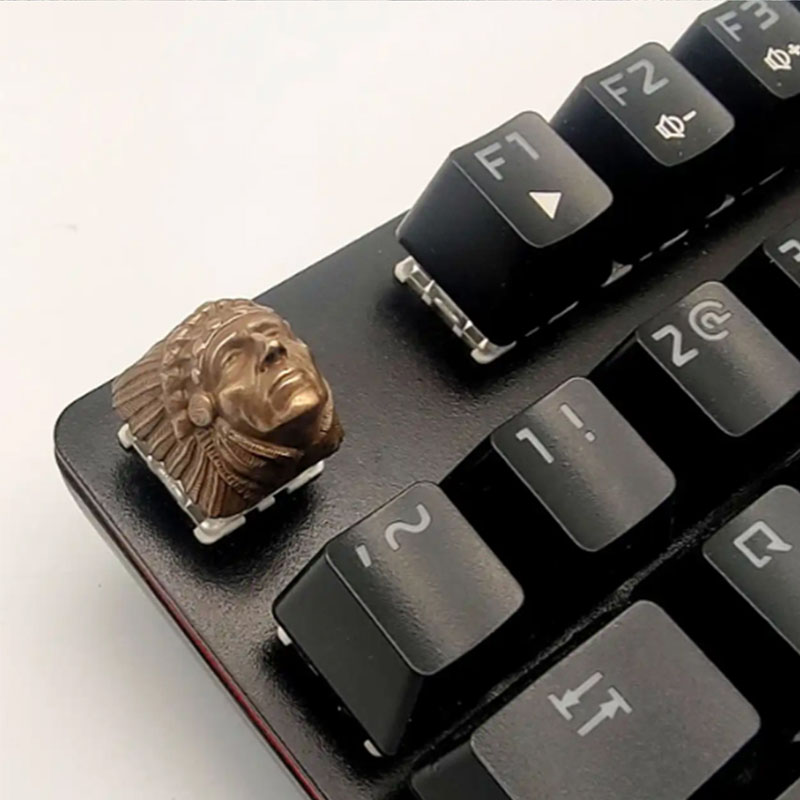 Customized Metal Keycaps for Mechanical Keyboard 3D Print Cast Keycap OEM Design