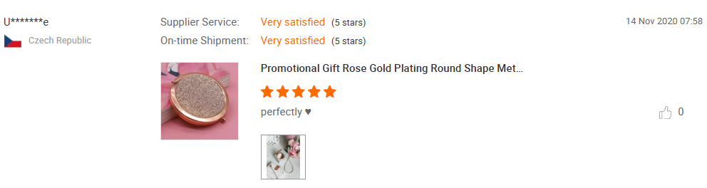 Customer's Reviews from Czech Republic Pocket Mirror