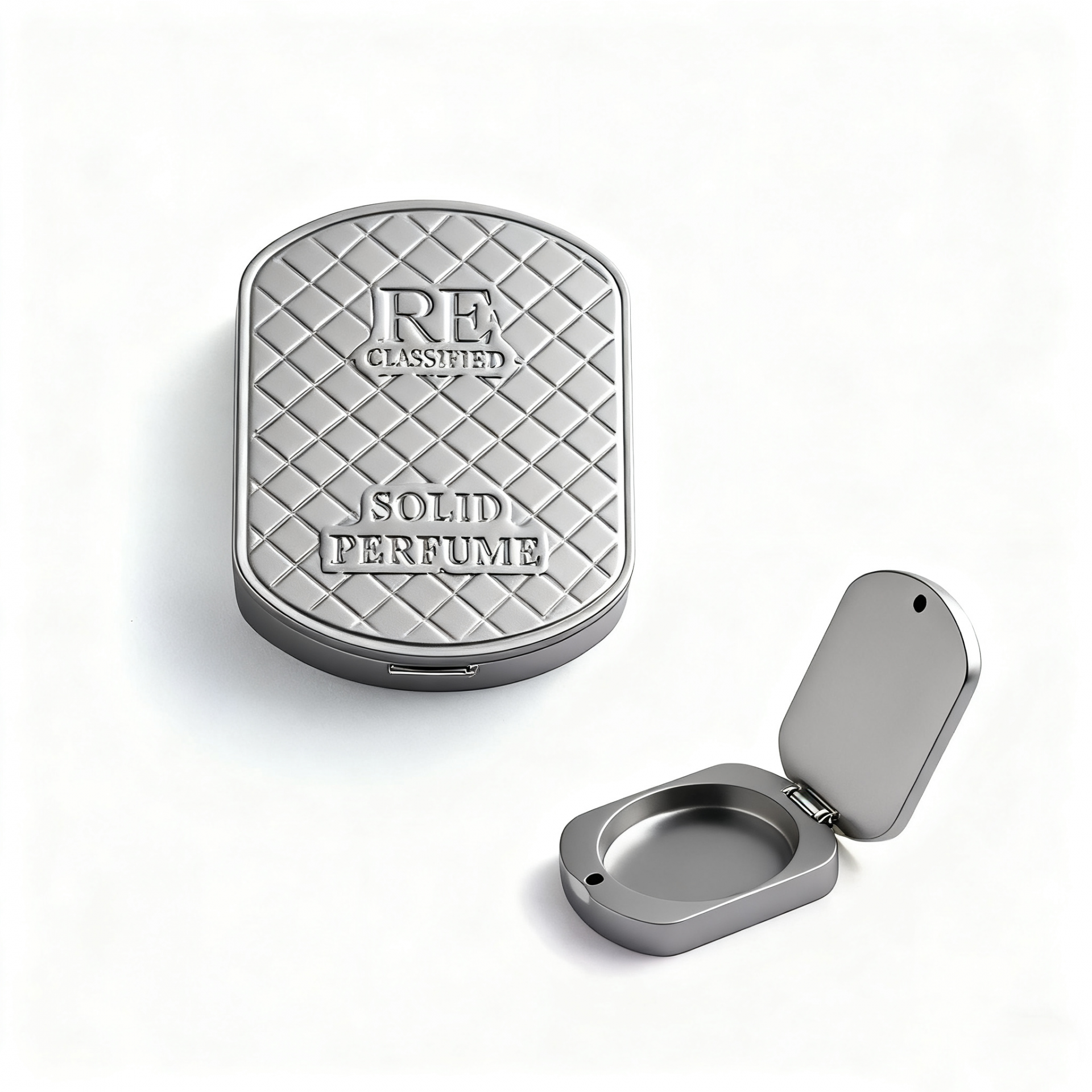 Supplier Easy Carring Perfume Balm Package 3D Embossed Solid Balm Box Customized