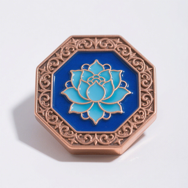 Custom 3D Embossed Zinc Alloy Balm Box Luxury Metal Perfume Box Packaging