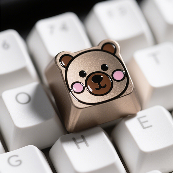 OEM Factory Personalized Enamel Keycaps Metal Gaming Metal Mechanical Keycaps
