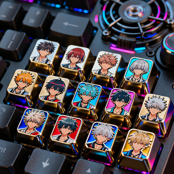 Custom Keyboard Anime Personlalized keycap Set for Keyboard 3d Printed Keyboard 