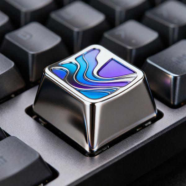 Custom Metal Keycaps Low Profile Diy Laptop Keycap Handmade Cheap Custom Keycaps