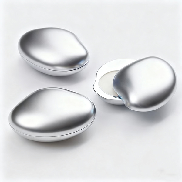 Wholesale Price High Quality Blush Box for Cosmetics Novel Design Metal Balm Box