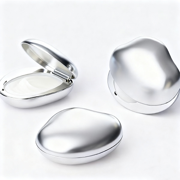 Wholesale Price High Quality Blush Box for Cosmetics Novel Design Metal Balm Box