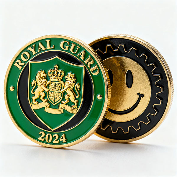 Factory Custom 3D Embossed Metal Coin Gold Silver Brass Custom Challenge Coins