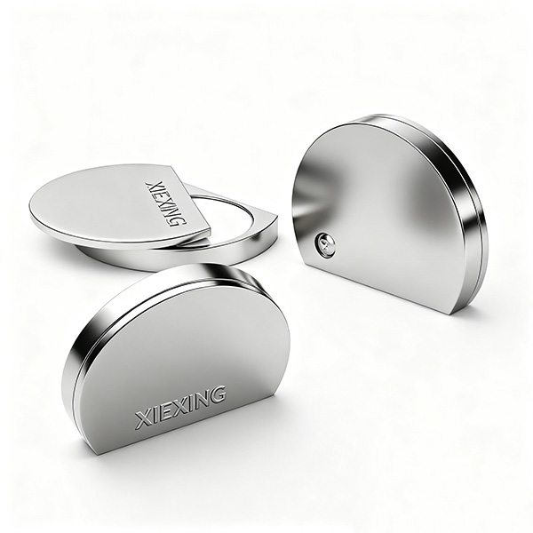 Customized Embossed Logo Black Irregular Lip Balm Case Exquisite Metal Container