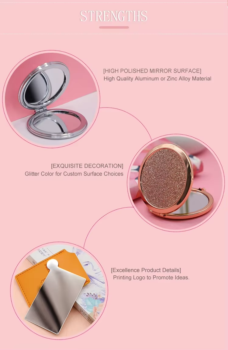 pocket mirror, cosmetic mirror, mini mirror