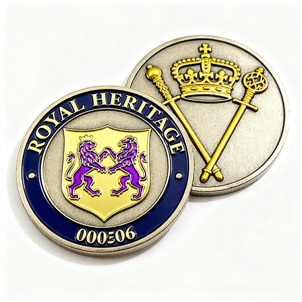 Custom Navy Challenge Personalised Coins Manufacturers with Acylic box OPP Bag