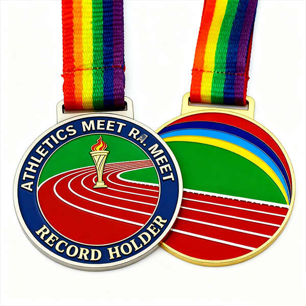 Custom Gold Race Running Medals Marathon Metal Enamel Medals 